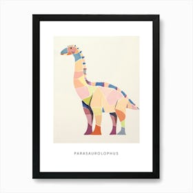 Nursery Dinosaur Art Parasaurolophus 5 Poster Art Print