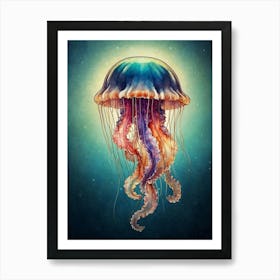 Jellyfish Canvas Print 1 Art Print