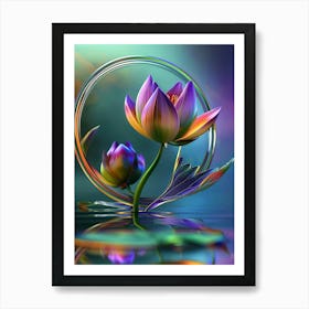 Lotus Flower 143 Art Print