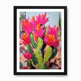 Cactus Painting Echinocereus 4 Art Print