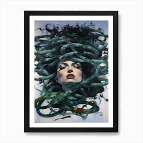 Medusa Surreal Mythical 2 Art Print
