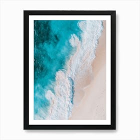 Aerial View Of A Beach 29 Art Print