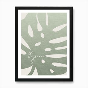 Go Green Art Print