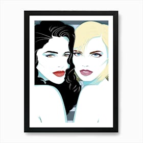 Tea For Two - Retro 80s Style Art Print