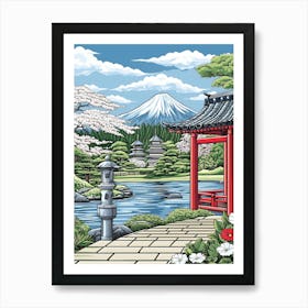 Japanese Garden 1 Art Print