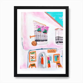 Pink Tarifa Art Print