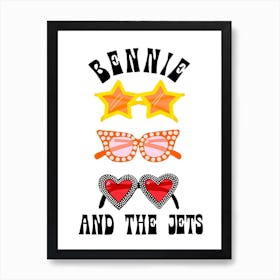 Bennie And The Jets, Elton John Art Print