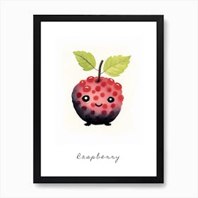 Friendly Kids Raspberry Poster Art Print