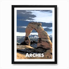 Arches, National Park, Nature, USA, Wall Print, Art Print