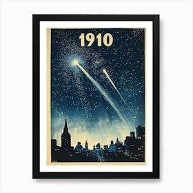 Aihrgdesign A Vintage Science Poster From 1910 Featuring Hall 4d3a045d B269 4cc1 85e0 01f6417cc3e9 0 Art Print