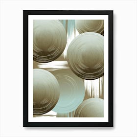 Abstract Circles Art Print