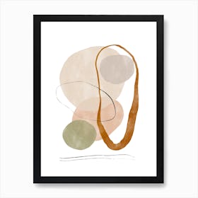 Playing Shapes No 1 Art Print