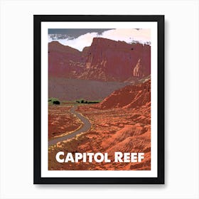 Capitol Reef, National Park, Nature, USA, Wall Print, Art Print