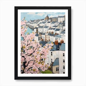 Tenby (Wales) Painting 1 Art Print