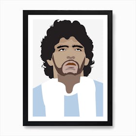 Diego Maradona Art Print