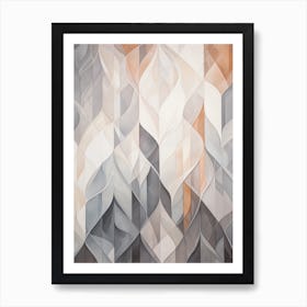 Water Geometric Abstract 8 Art Print