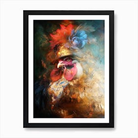 Animal Surreal Art Illustration In A Painting Style 05 Art Print