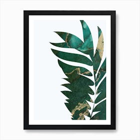 Green Leaf  Print Art Print