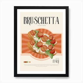 Bruschetta 1 Art Print
