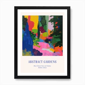 Colourful Gardens Mount Stewart House And Gardens Northern Ireland 2 Blue Poster Art Print