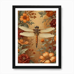 William Morris Dragonfly Autumn Exhibit (6) Poster