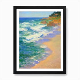 Laguna Beach California Monet Style Art Print