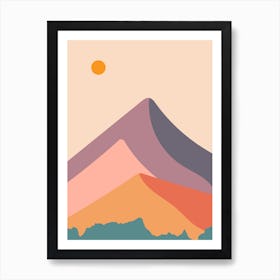 Three Mountain Art Print