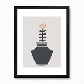 Inspired Plant Pot Stone Art Print