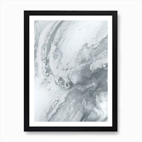 Marble Grey Art Print