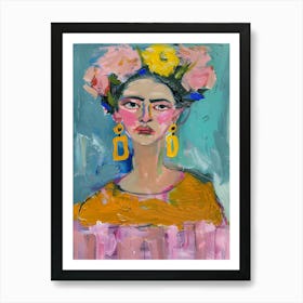 Frida Painting Art Print