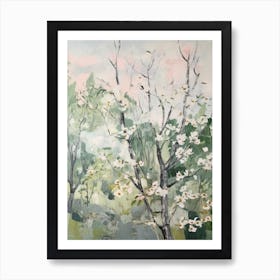 Grenn Trees In The Woods 5 Art Print