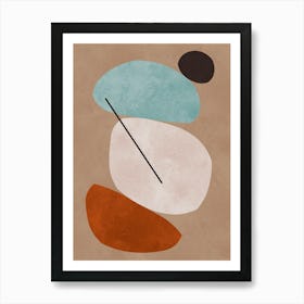 Expressionist organic forms 5 Art Print