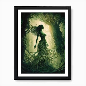 Green Goddess Art Print