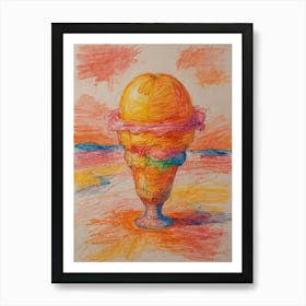 Ice Cream Cone 35 Art Print