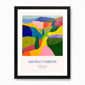 Colourful Gardens Chanticleer Garden Usa 1 Blue Poster Art Print