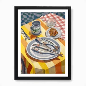 Smelt 3 Still Life Painting Art Print