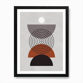 Simple geometry and colors 4 Art Print