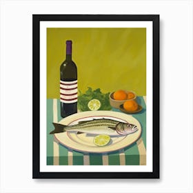 Cod 3 Italian Still Life Painting Art Print