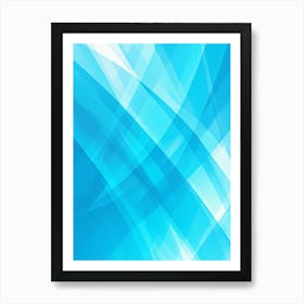 Abstract Blue Background 6 Art Print