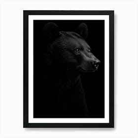 Bear Portrait Art Print