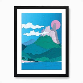 Volcanic Art Print