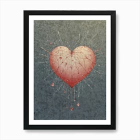 Broken Heart Art Print