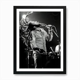 Jamaican Reggae Singer Songwriter Bob Marley Art Print