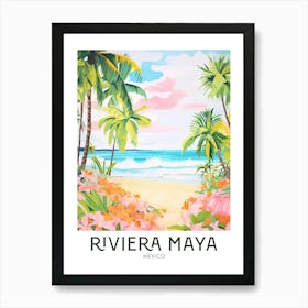 Rivera Maya Art Print