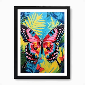 Pop Art Swallowtail Butterfly  3 Art Print