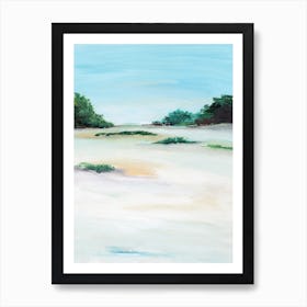 White Sand Art Print