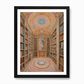 Library Of Books Art Print