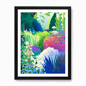 Monet S Garden, 1, Usa Abstract Still Life Art Print