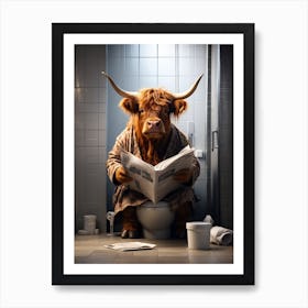 Highland Cattle Art Print