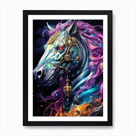 Steampunk Horse Art Print